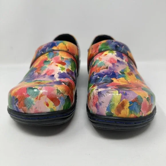 Klogs Mission Nursing Shoes Womens 10 Slip On Comfort Work Clogs Patent Leather - Picture 5 of 10